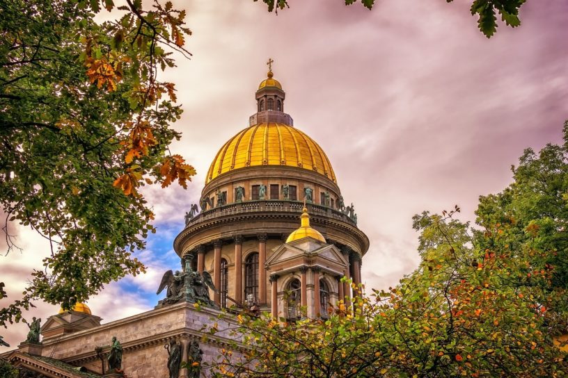 saint isaac's cathedral, church, dome